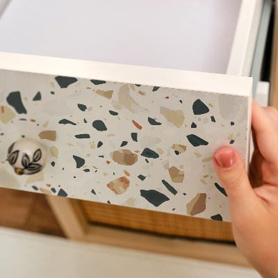 Selvklæbende folie til skabslåge Stentøj