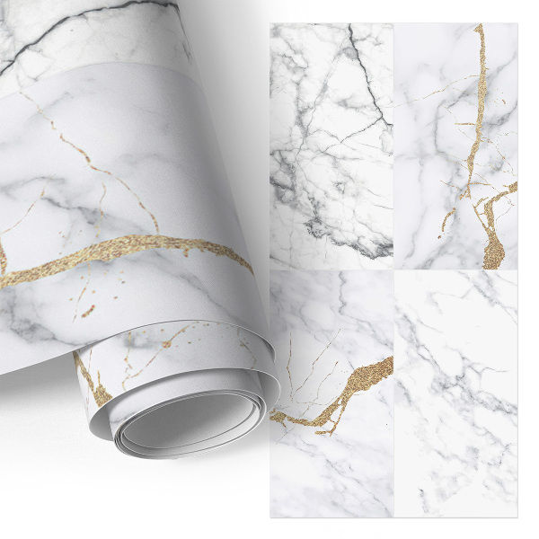 Selvklæbende folie til skab Marmor elegance