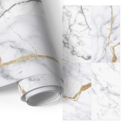 Selvklæbende folie til skab Marmor elegance