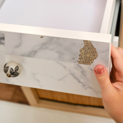 Selvklæbende folie til skab Marmor elegance