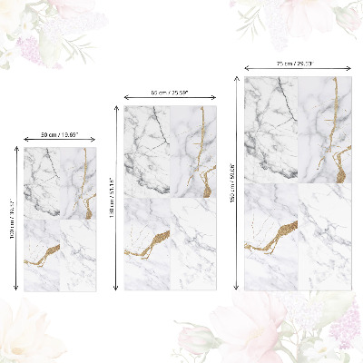 Selvklæbende folie til skab Marmor elegance