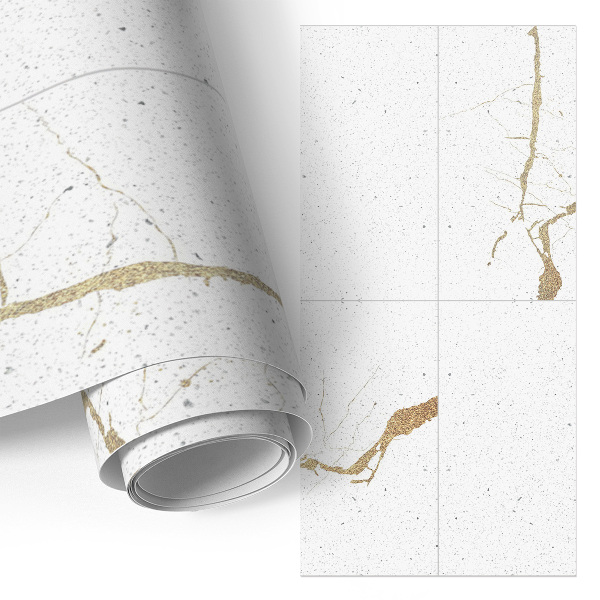 Dekorationsfolie Hvide tallerkener