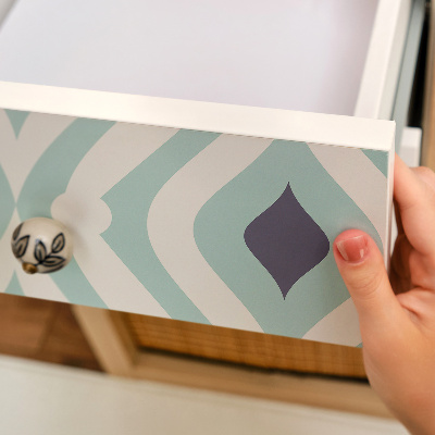 Selvklæbende folie til skabslåge Optimistisk mønster