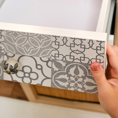 Selvklæbende folie til skabslåge Symmetrisk mosaik