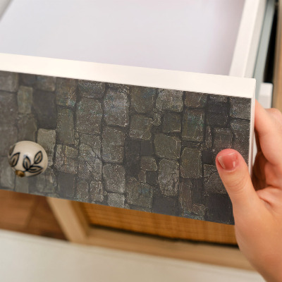 Selvklæbende folie til møbler Stenmur