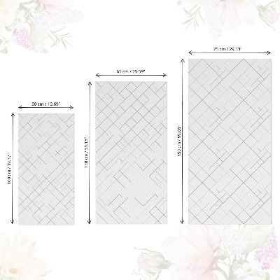 Selvklæbende folie til skab Geometriske mønstre