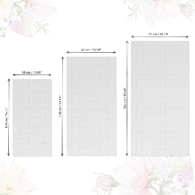 Selvklæbende folie til skab Mosaikmønster
