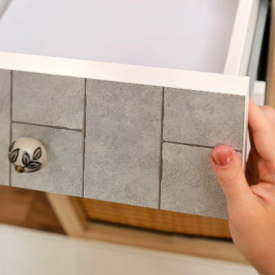 Møbelfolie Grå fliser