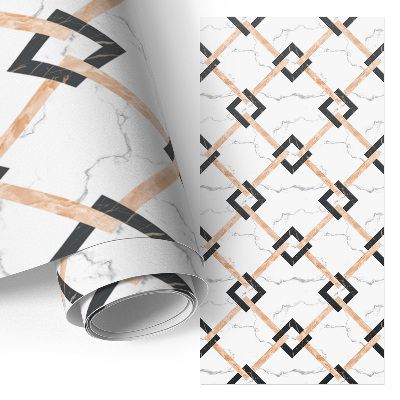 Selvklæbende folie til skab Fletning på marmor