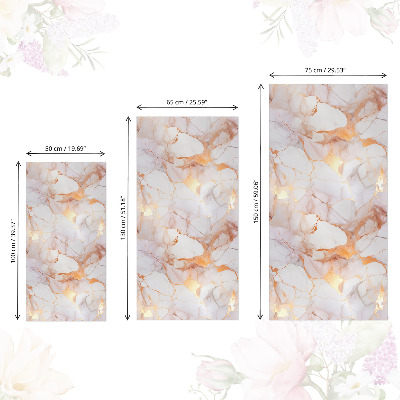 Selvklæbende folie til skab Marmorinspirationer