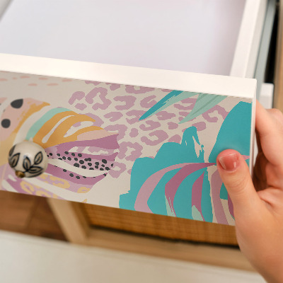 Dekorationsfolie Farverig eksotisme