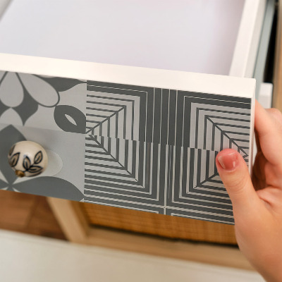 Selvklæbende folie til skabslåge Mange fliser