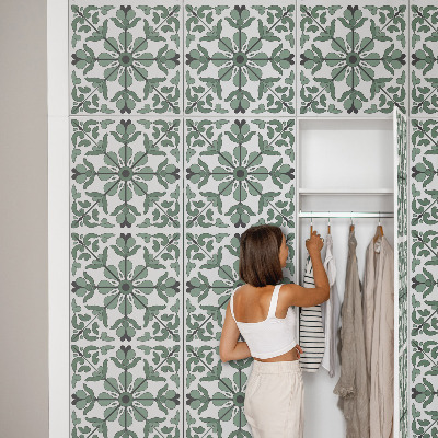 Møbelfolie Grøn ornament