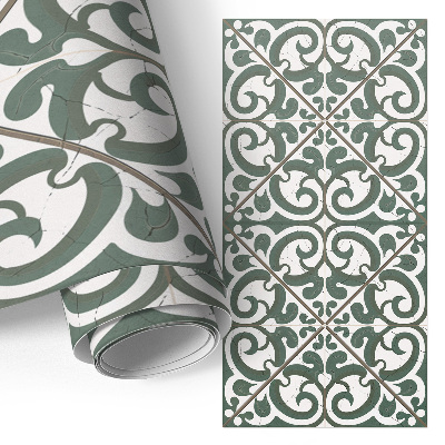 Selvklæbende folie til skab Plantehvirvler