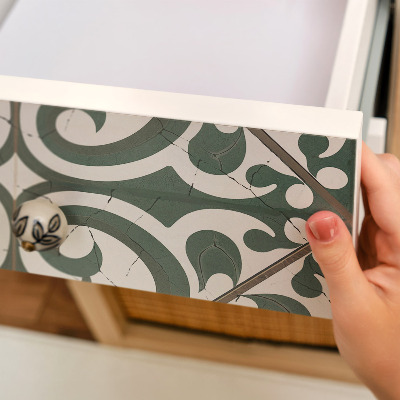 Selvklæbende folie til skab Plantehvirvler