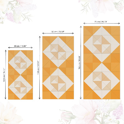 Selvklæbende folie til møbler Trekantmosaik