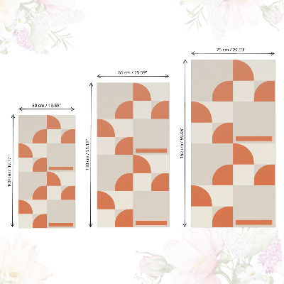 Dekorationsfolie Vintage-former