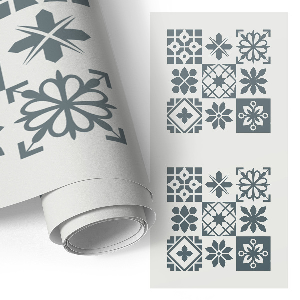 Selvklæbende folie til skab Geometriske fliser