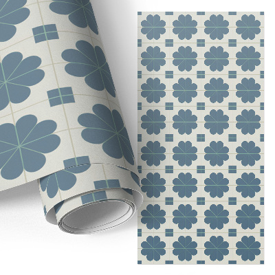 Selvklæbende folie til møbler Blomstergeometri