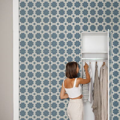 Selvklæbende folie til møbler Blomstergeometri