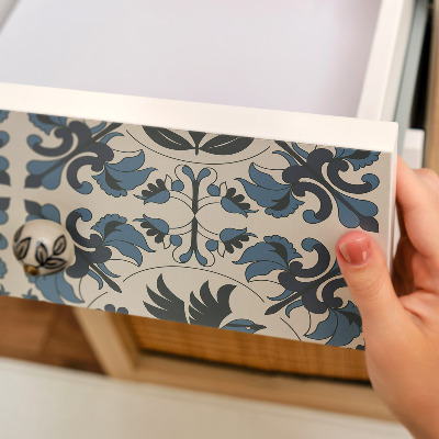 Dekorationsfolie Blå fugle