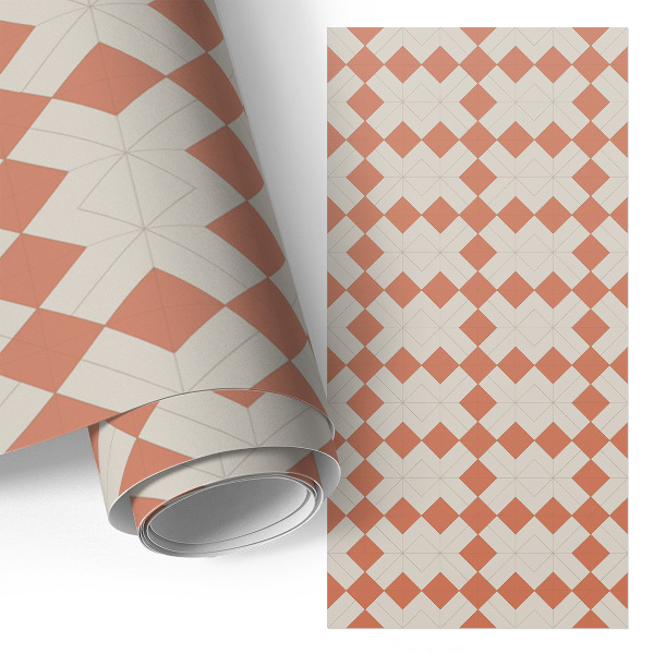 Selvklæbende folie til møbler Varmt mønster