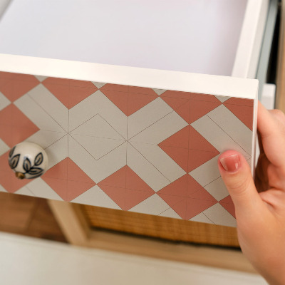 Selvklæbende folie til møbler Varmt mønster