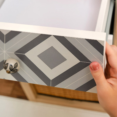 Selvklæbende folie til møbler Geometriske fliser
