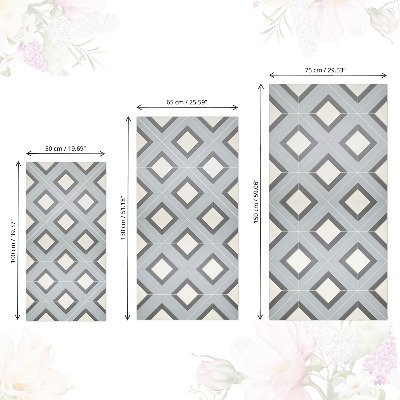 Selvklæbende folie til skab Geometrisk mønster