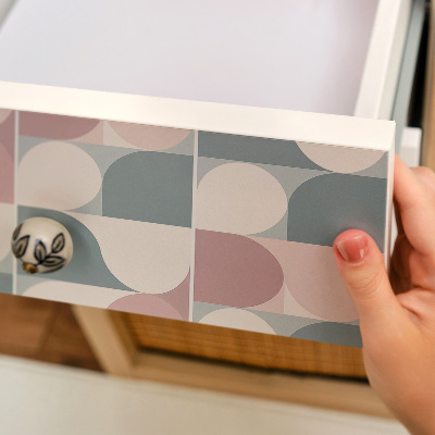 Møbelfolie Geometriske pasteller