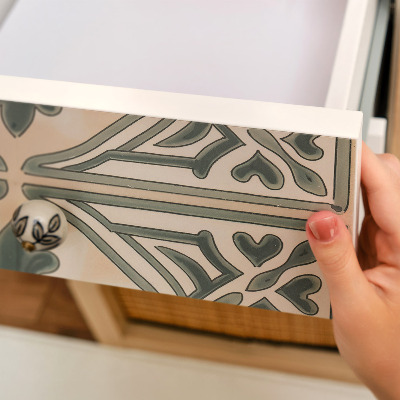 Selvklæbende folie til møbler Vintage fliser