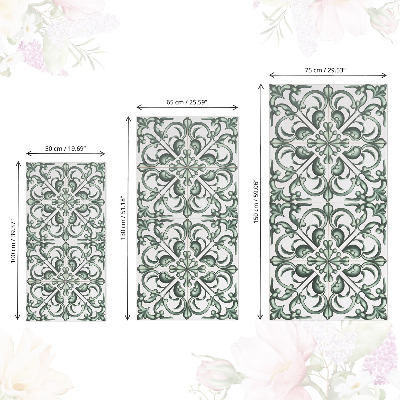 Selvklæbende folie til skab Grøn elegance