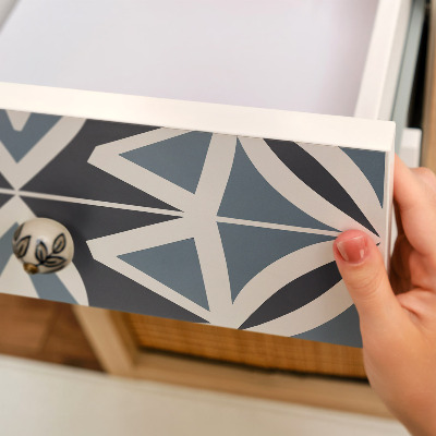 Selvklæbende folie til skabslåge Symmetrisk mønster