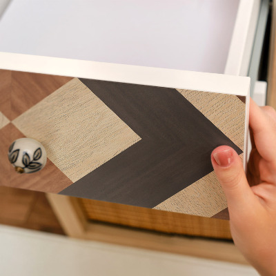 Dekorationsfolie Træfirkanter