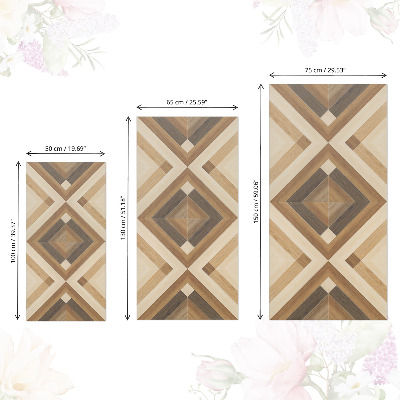 Møbelfolie Træmosaik