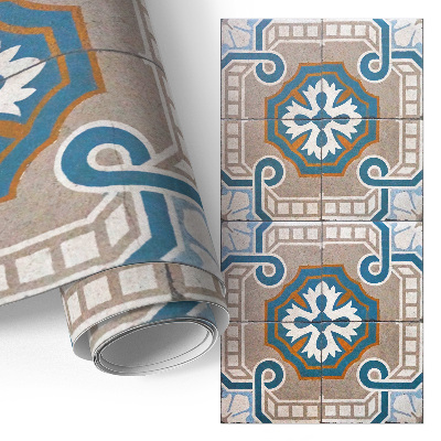 Selvklæbende folie til møbler Antikke fliser