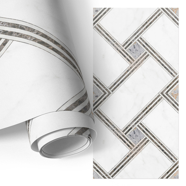 Selvklæbende folie til skab Moderne geometri