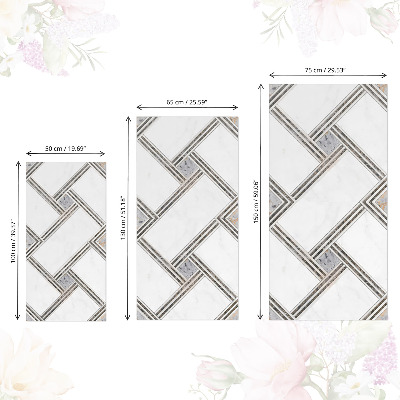 Selvklæbende folie til skab Moderne geometri