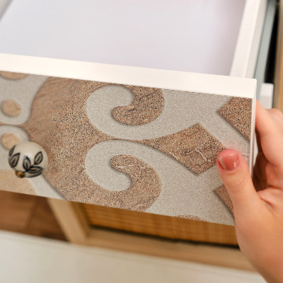 Selvklæbende folie til skab Rustikt mønster