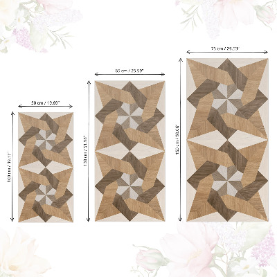 Selvklæbende folie til skabslåge Træornamenter