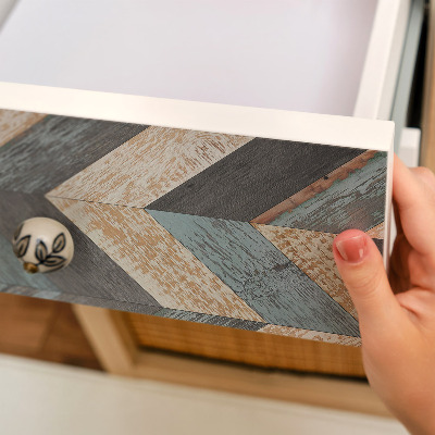 Selvklæbende folie til skab Trætekstur