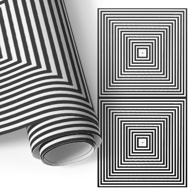 Selvklæbende folie til skab Kvadrater illusion