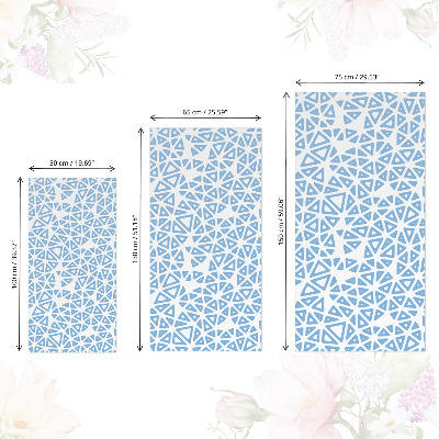 Kontaktplast Trekantede former