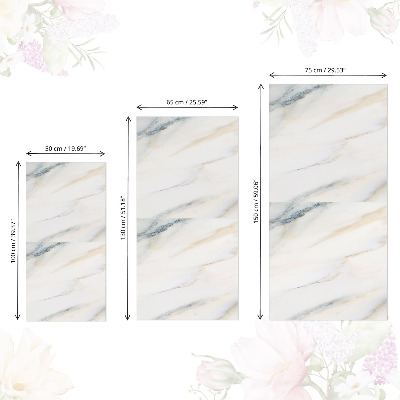 Møbelfolie Lys marmor