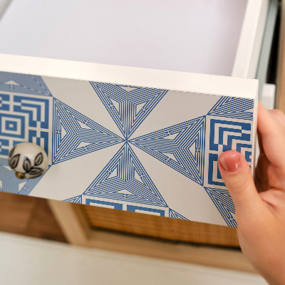 Selvklæbende folie til møbler Græsk mosaik