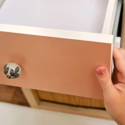 Selvklæbende folie til møbler Pastel orange