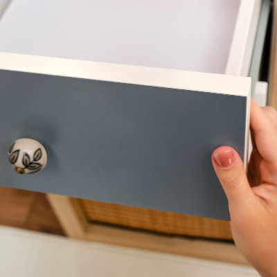 Selvklæbende folie til møbler Pastel marineblå