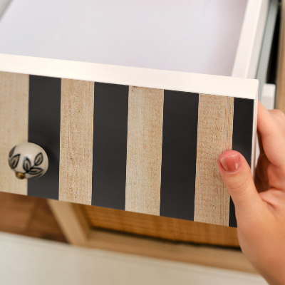 Selvklæbende folie til skab Trælameller