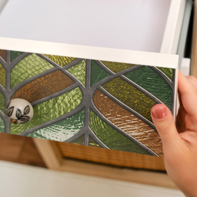 Dekorationsfolie Farvede glasblade