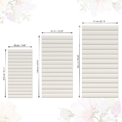 Selvklæbende folie til skabslåge Vandrette striber